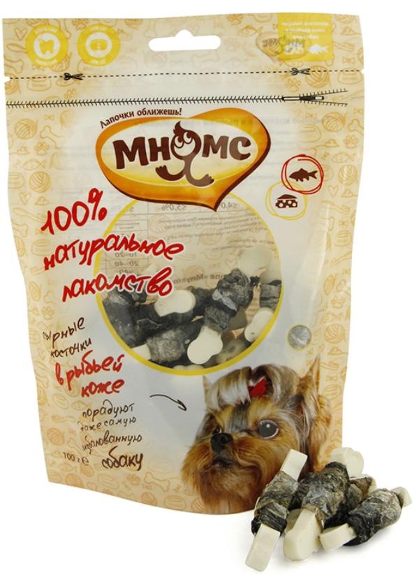 Мнямс Сырные косточки в рыбьей коже