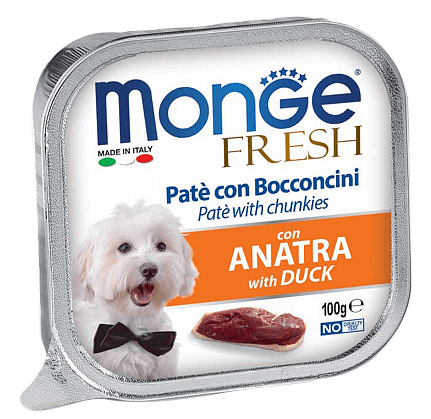 Monge Fresh Dog Паштет (Утка)