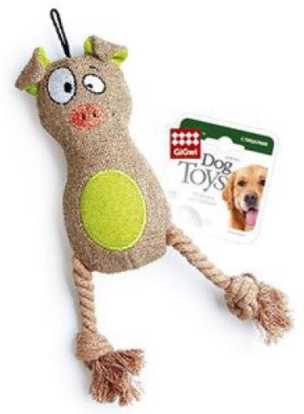 GiGwi Игрушка "Поросенок" с пищалкой