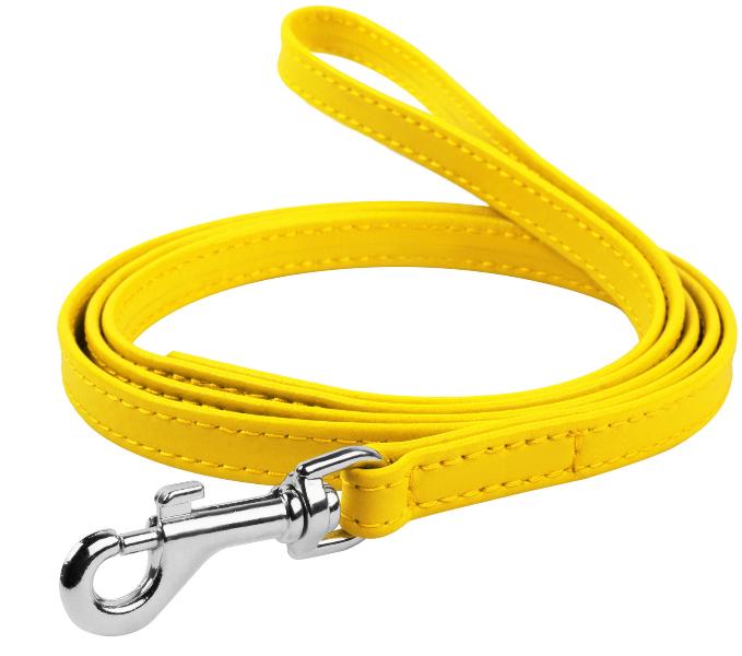 Поводок "Waudog" (Glamour) желтый