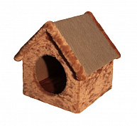 Когтеточка-будка "Cat House", 38 см