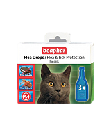 Капли Flea Drops Cats от блох и клещей