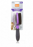 Hartz Щетка двухсторонняя, щетиновая и массажная для кошек