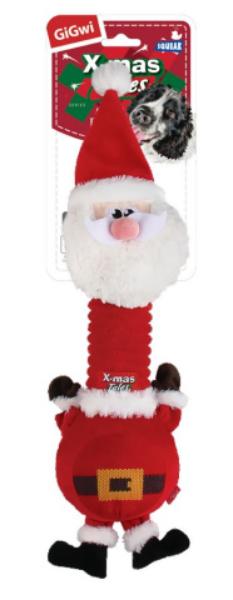 GiGwi X-mas Tales "Санта с пищалкой", 45 см