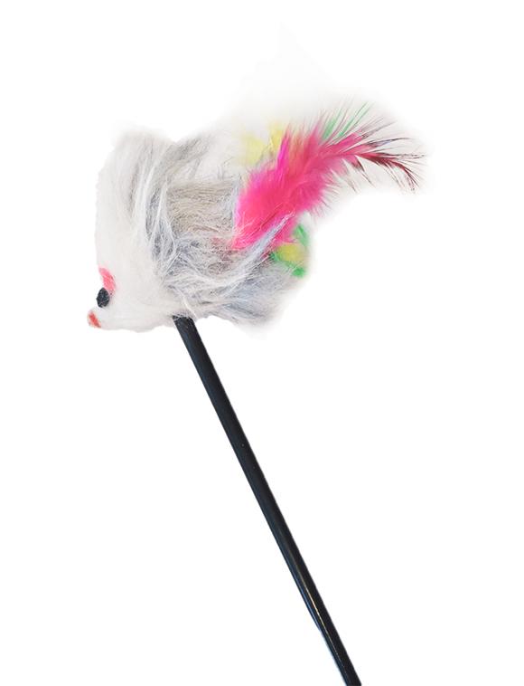 ДиАнКари Дразнилка с мышкой на палочке, 50 см