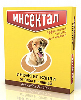 Экопром Инсектал капли для собак от 20 до 40 кг