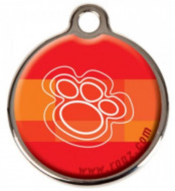 Адресник Rogz ID Tag Metal Tango Paws