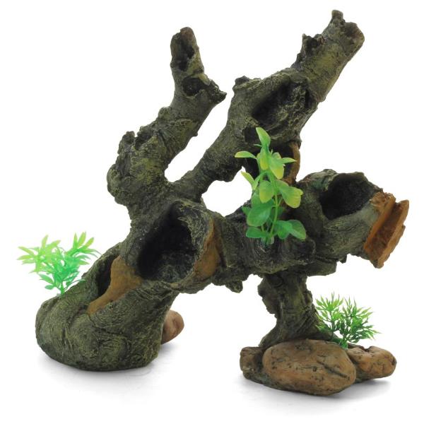 Laguna Грот 820KC "Коряга с растениями", 303х145х284 мм