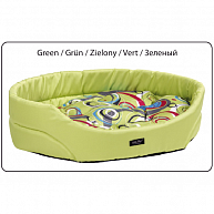 Лежак Ami Play "Crazy" овальный (Зелёный)