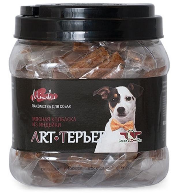 GreenQZin Колбаски "ART-ТЕРЬЕР" с мясом индейки