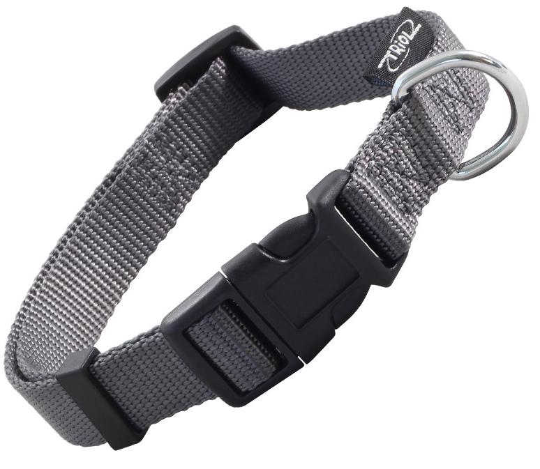 Triol Ошейник нейлоновый Стандарт, серый
