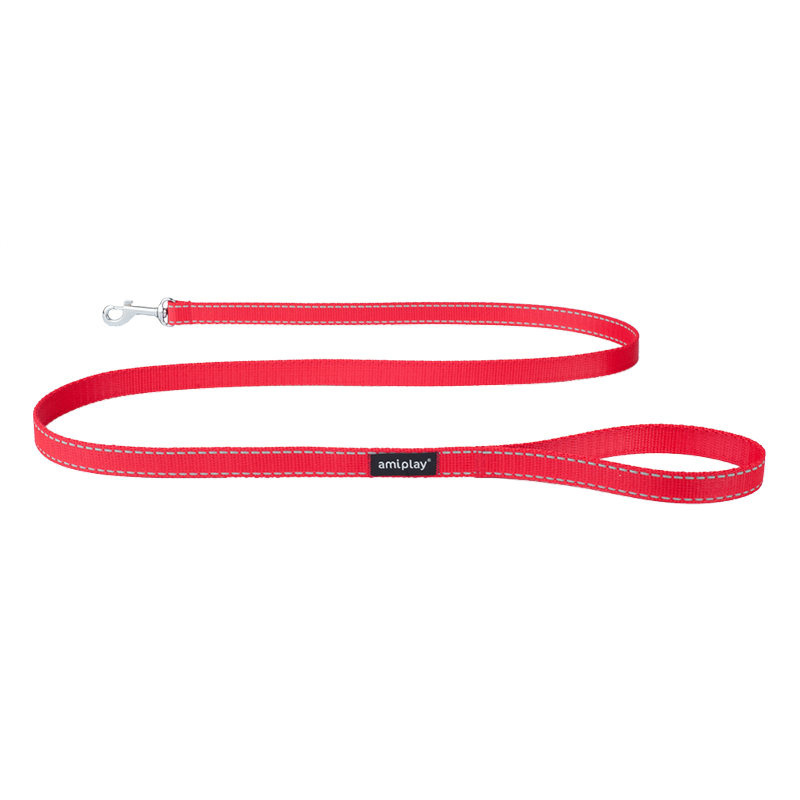 Поводок Ami Play Reflective (Красный)