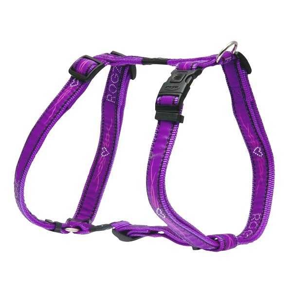 Шлейка Rogz "Fancy Dress" (Purple Chrome)