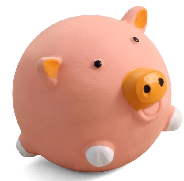 Triol LT231A Игрушка для собак "Мяч-поросенок", Ø8 см