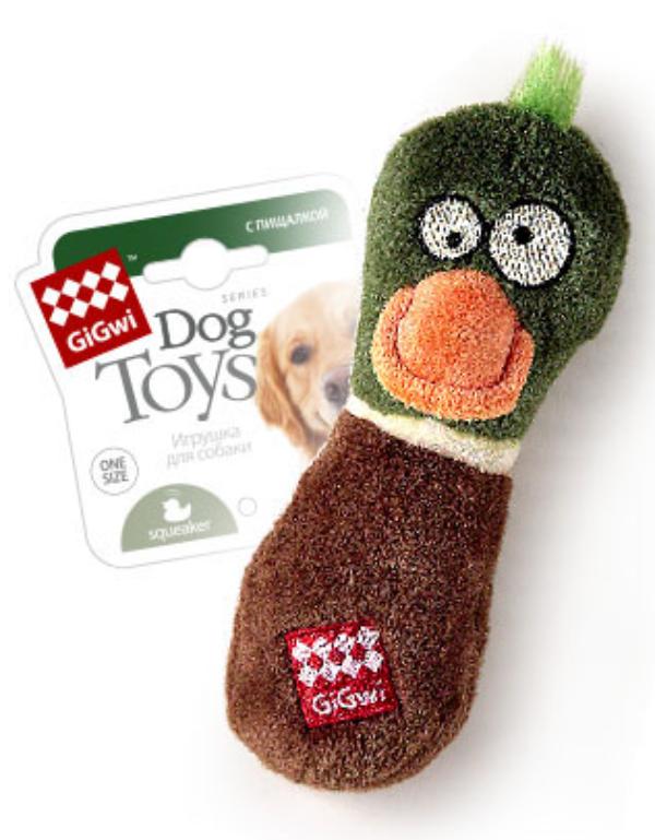 GiGwi Утка с резиновым наполнителем и пищалкой
