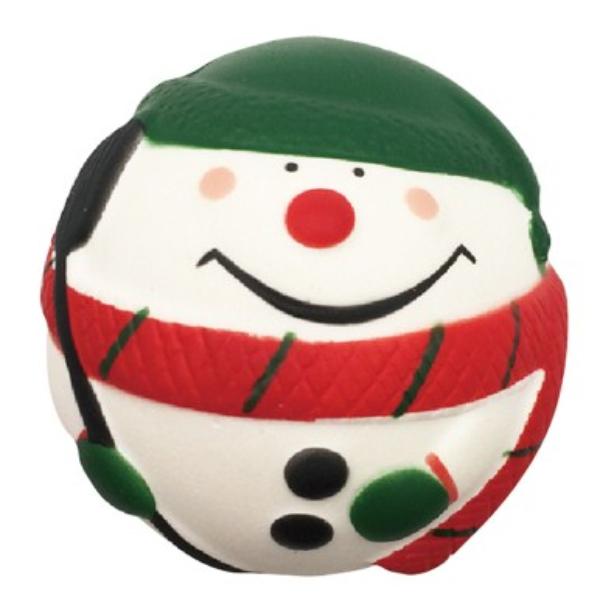 ДиАнКари Игрушка для собак "Снеговик", Ø7,6 см