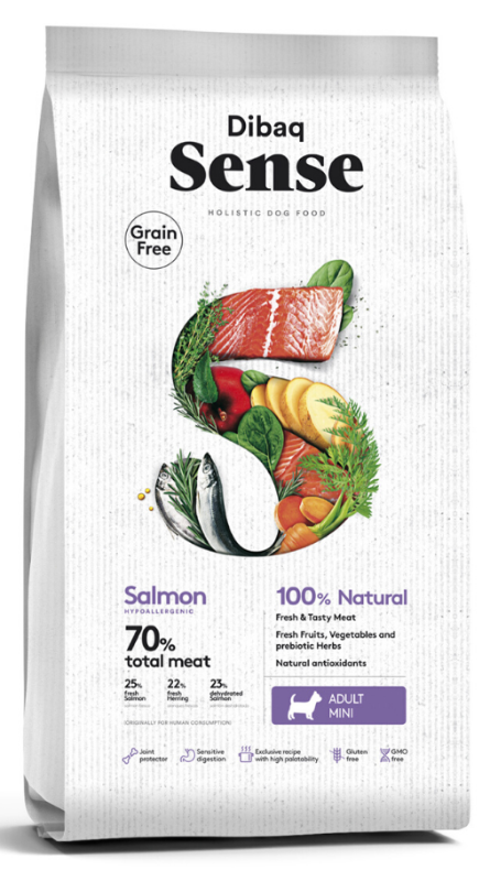Dibaq Sense Grain Free Adult Mini (Лосось)
