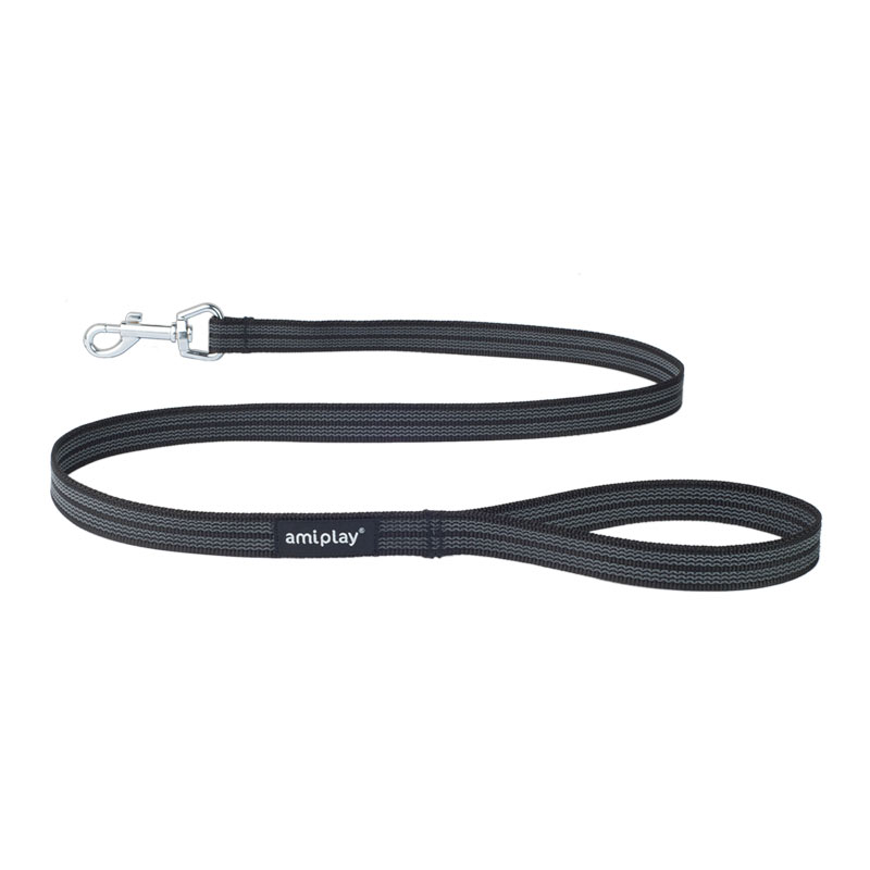 Поводок Rubber (Черный)