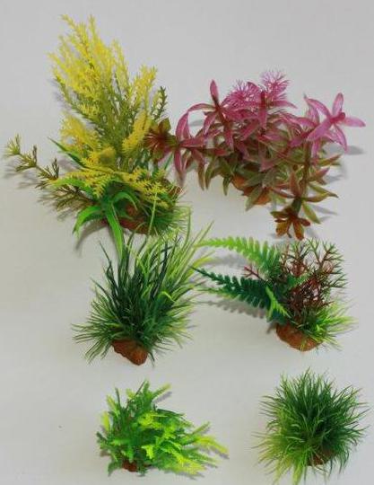 Marlin Aquarium Meijing Набор из шести искусственных растений