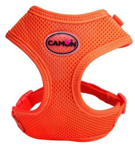 CAMON Шлея из сетчатого полиэстра оранжевая