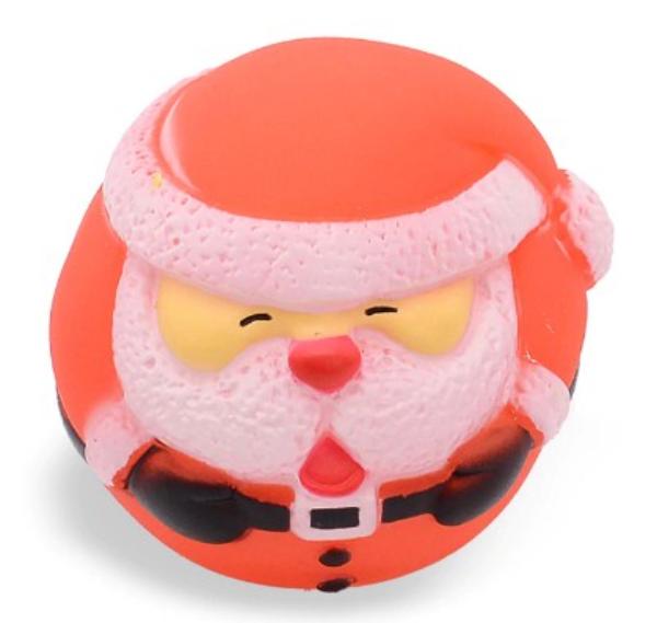 ДиАнКари Игрушка для собак "Дед мороз", Ø8 см
