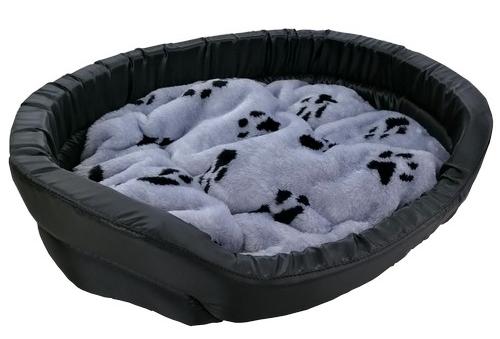 Happy Friends Лежанка овальная Черная