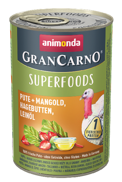 Gran Carno Superfoods (Индейка, мангольд, шиповник, льняное масло)
