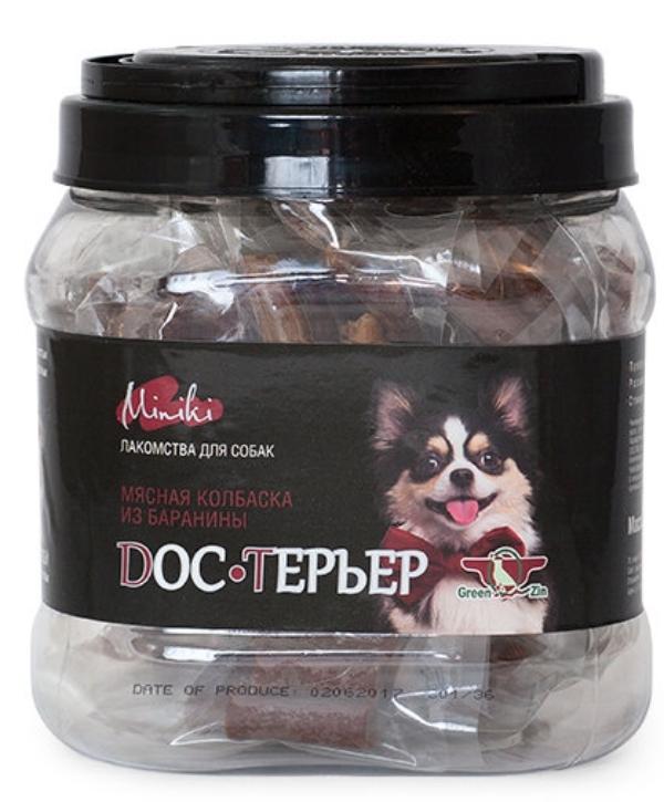 GreenQZin Колбаски "DOC-ТЕРЬЕР" с мясом баранины