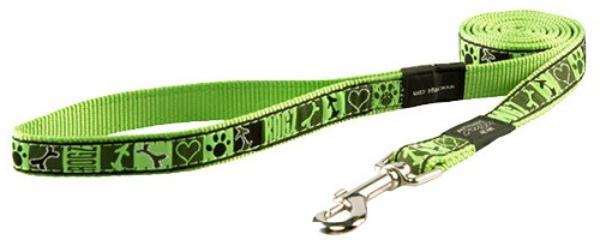 Удлиненный поводок Rogz Fancy Dress Lime Juice