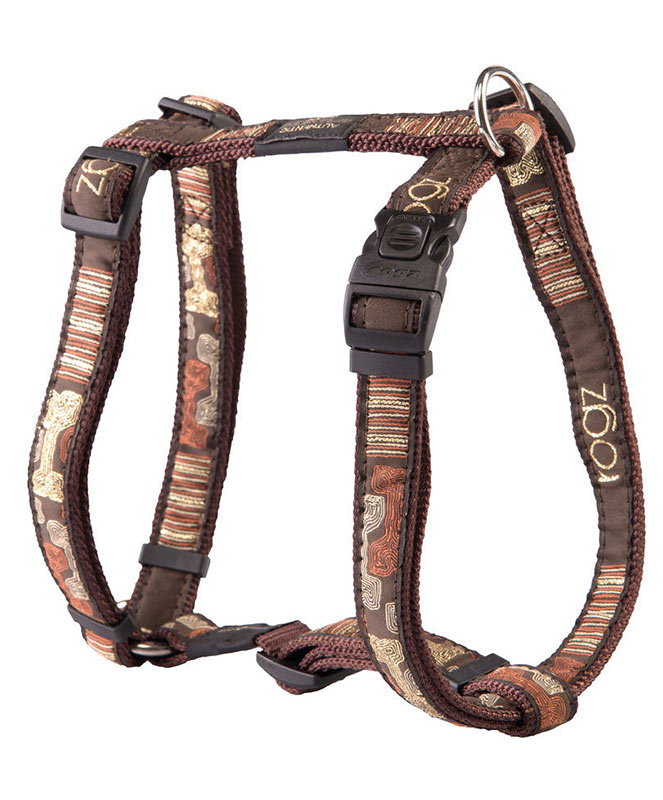 Шлея Rogz "Fancy Dress" (Mocha Bone)