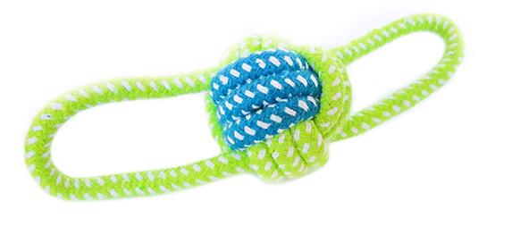 For Friends Игрушка для собак Мяч с 2-мя петлями, 20 см