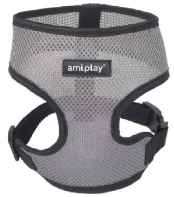 Шлейка регулируемая AmiPlay Scout Air (Серая)