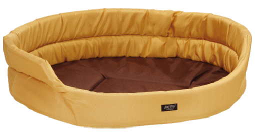 Лежак Ami Play "Exclusive" овальный (Жёлтый)