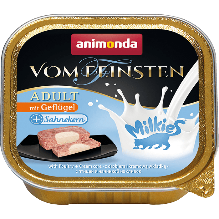 Vom Feinsten Milkies (с дом. птицей и начинкой из сливок)