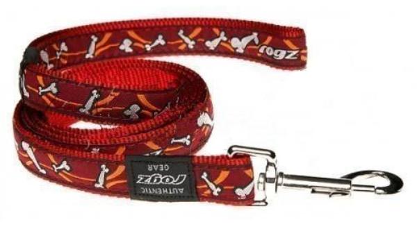 Поводок Rogz Fancy dress Multi Red Bone