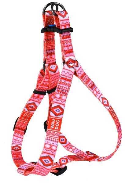 Collar Шлея "Waudog" Nylon (Этно) красная