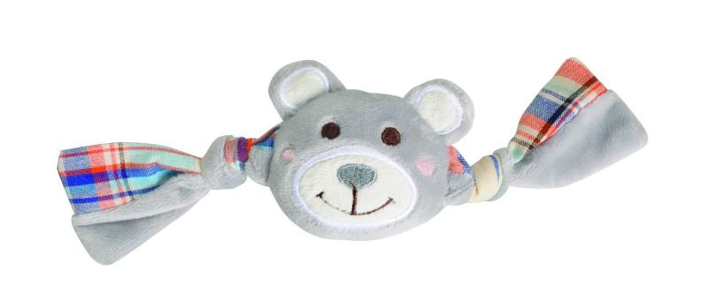 CAMON Голова мишки с бантиками и пищалкой для собак