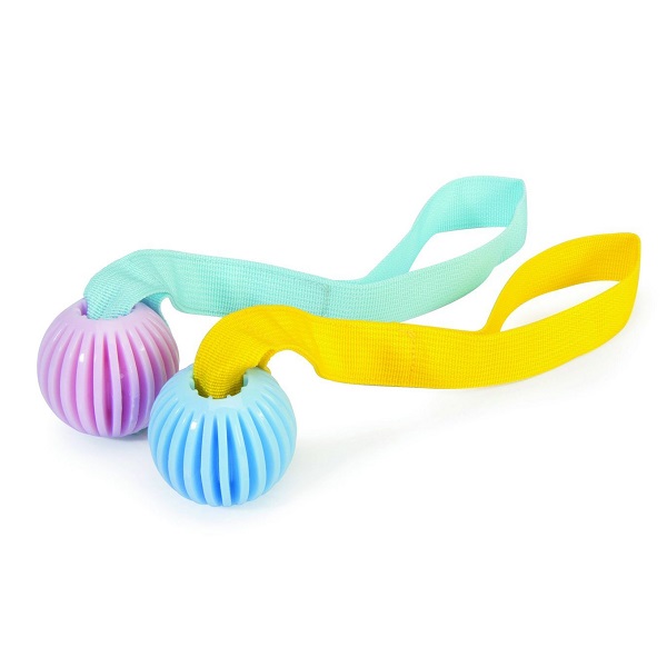 CAMON Мячик резиновый с лентой