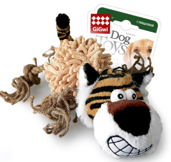 GiGwi Тигр с пищалкой