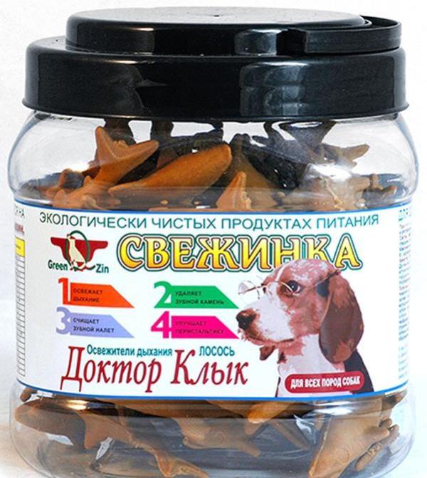 GreenQZin Доктор Клык "Свежинка" (лосось)