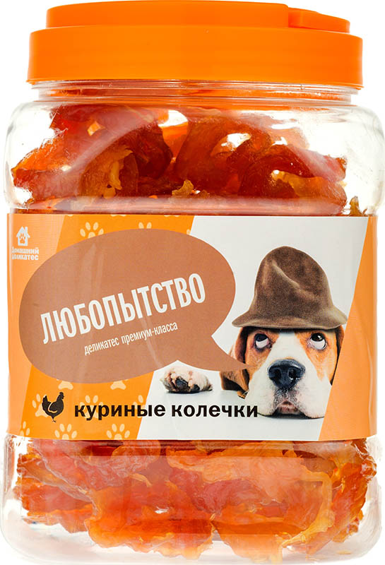 Домашний деликатес "Любопытство" (куриные колечки)