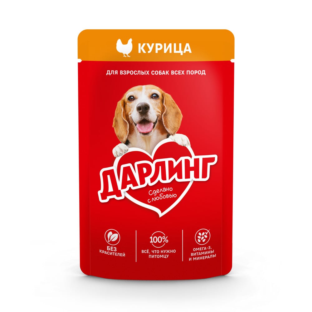 Дарлинг Консервы для собак (Курица в подливе)