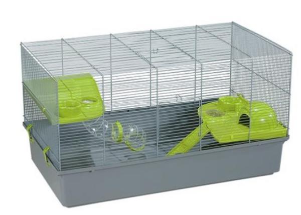 Voltrega клетка для джунгарского хомячка 178, серая