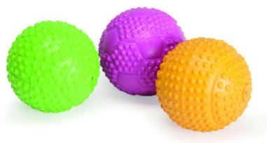 CAMON  Мячик пупырчатый резиновый, 7,5 см