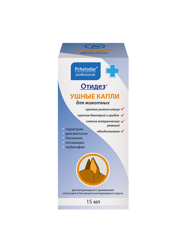 Pchelodar Ушные капли Отидез, 15 мл