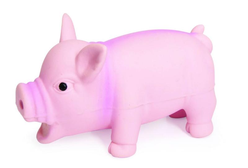 CAMON Свинья розовая из латекса для собак