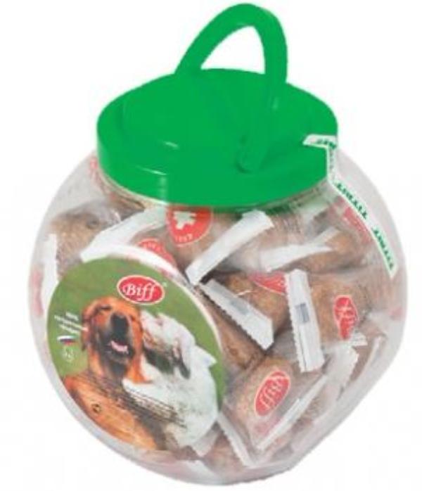 ТИТБИТ Косточка мясная с индейкой "Biff", банка (25 шт.)