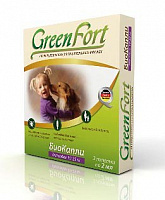 Экопром GreenFort Премиум БиоКапли для собак 10-25 кг