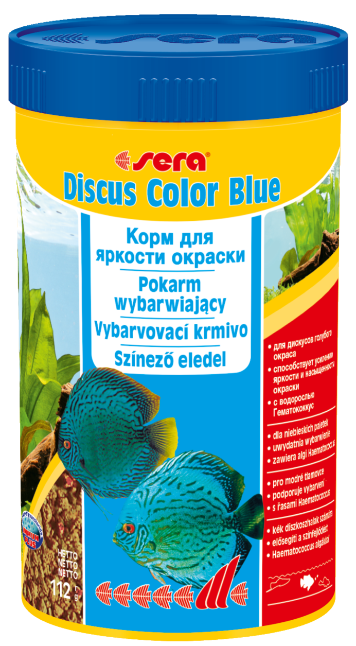 Sera Корм Discus Color Blue для окраса дискусов 
