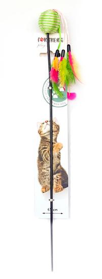 For Friends Игрушка удочка-дразнилка Карнавал, 65 см